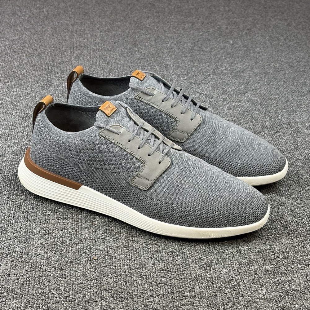 Wolf & Shepherd SwiftKnit Shoes Mens 13 Gray Knit Lace Up Casual Derby Sneakers